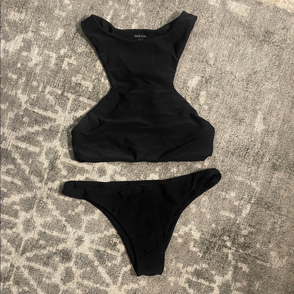SALE! Mikoh Sporty Bikini Set Black Size S / M